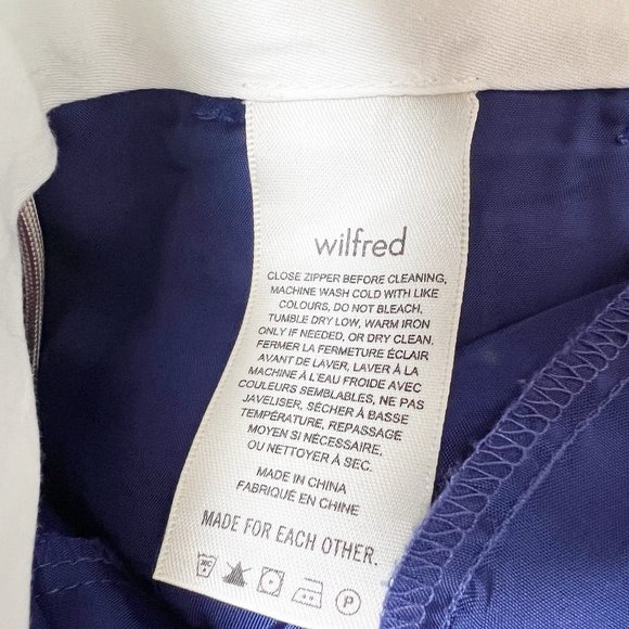 Wilfred Size 8 Grape Linen Blend Women's Shorts - Picture 4 of 8